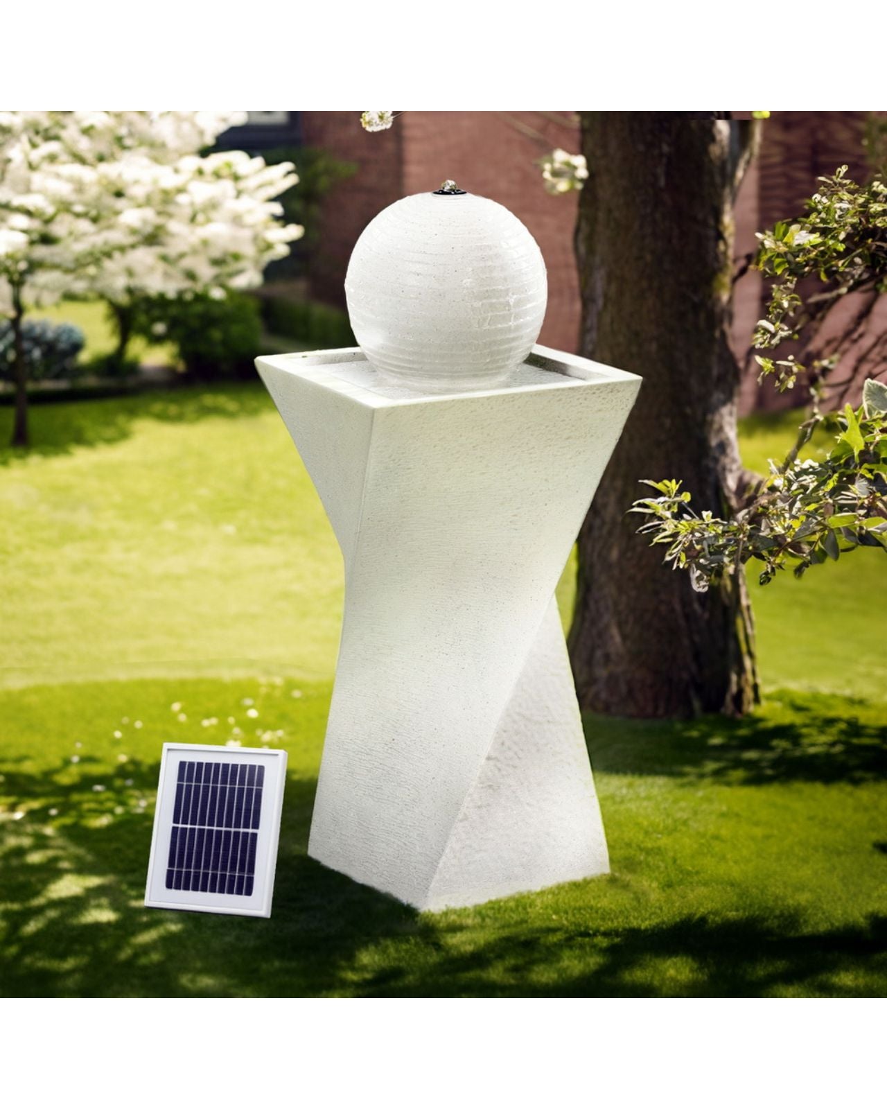 Droplet - Solar Twist style Sphere LED Light Water Feature