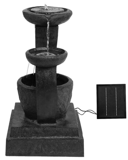 Streamlet - Solar 3 Tier LED Light Water Feature