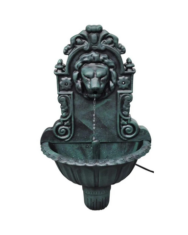 Tarn - Lion Head Wall Water Feature Fountain