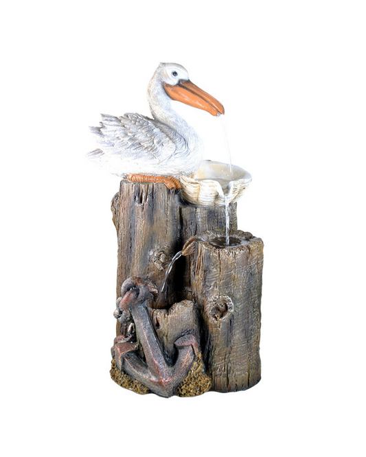 Sela - Pelican Bowls Lighting Water Feature Fountain 57cm