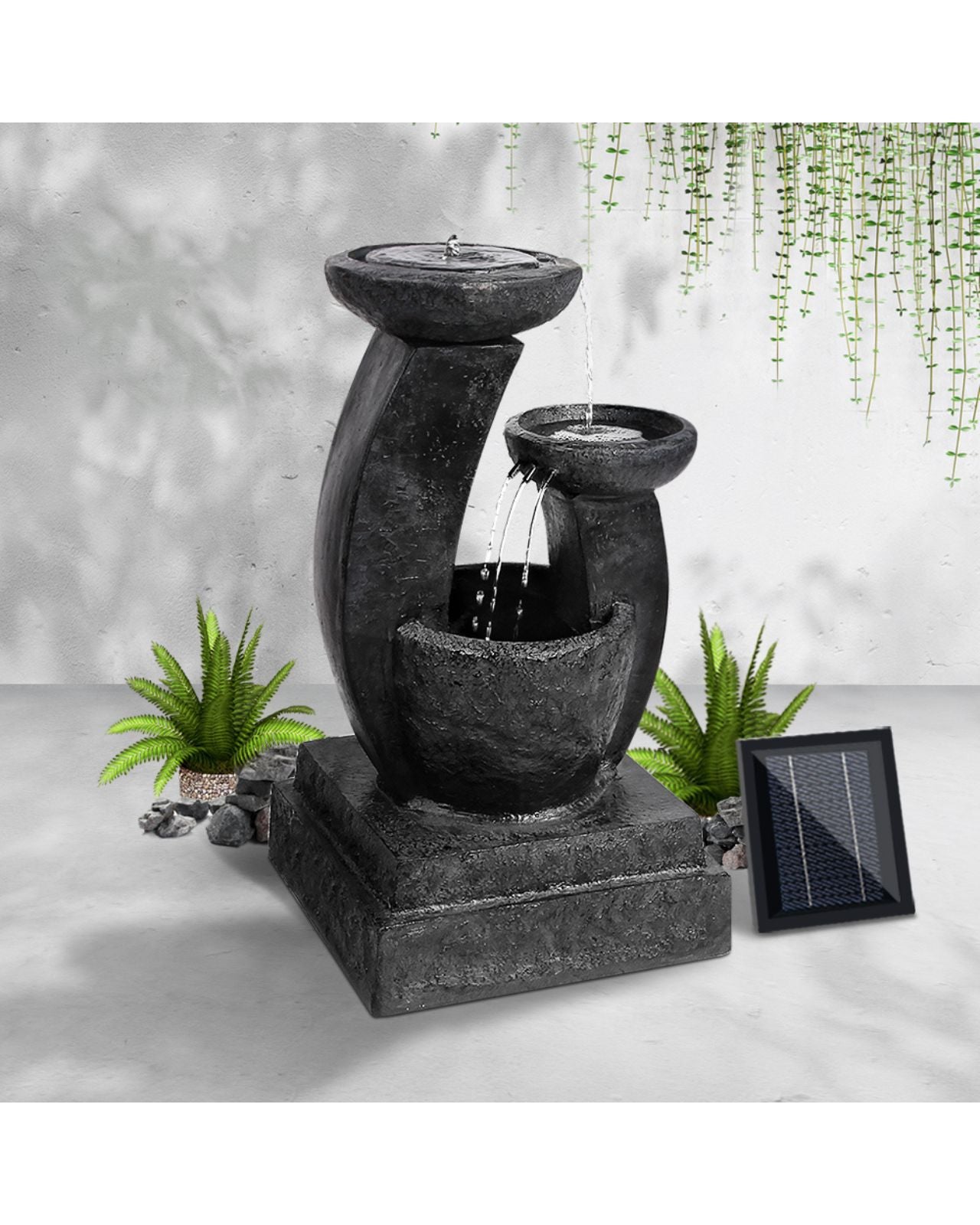 Streamlet - Solar 3 Tier LED Light Water Feature