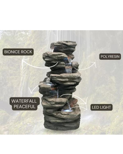 Nirvana - 6 Tier Solar Water Fountain