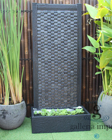 Sea - Balinese Concrete Wall Water Feature 185cm