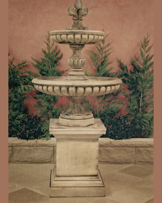 Brio - Concrete Limestone Water Feature 209cm