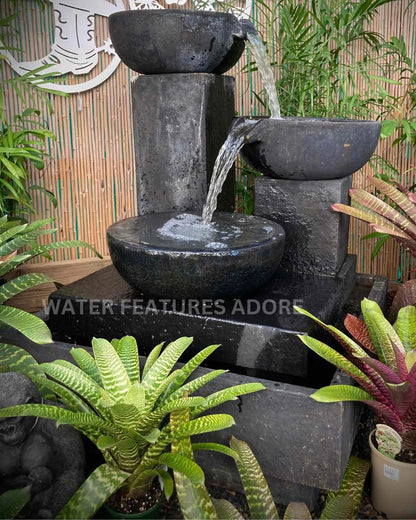 Horizon - Tiered 3 Bowl Water Feature