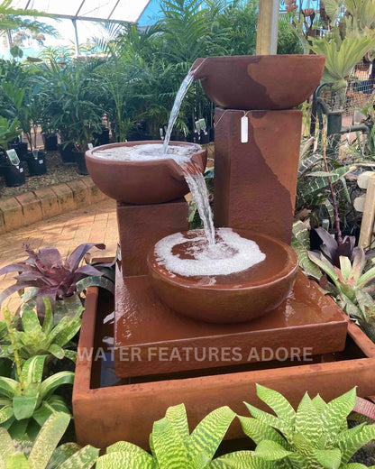 Horizon - Tiered 3 Bowl Water Feature