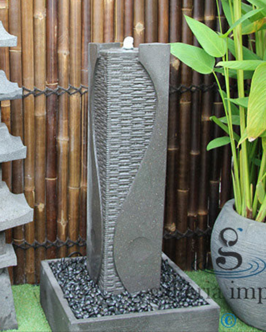 Gulf - Balinese Concrete Yin Yang Tower Water Feature