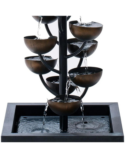 LuxFlow - Cascading Waterfall Bowls Water Feature