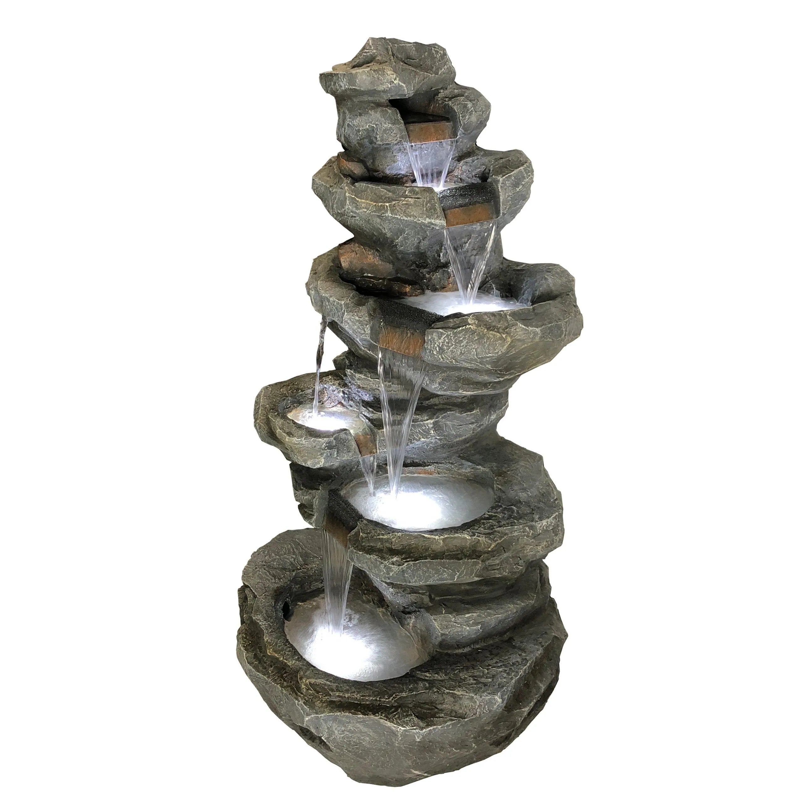 Aquifer - Natural Rock Waterfall Water Feature Fountain 130cm