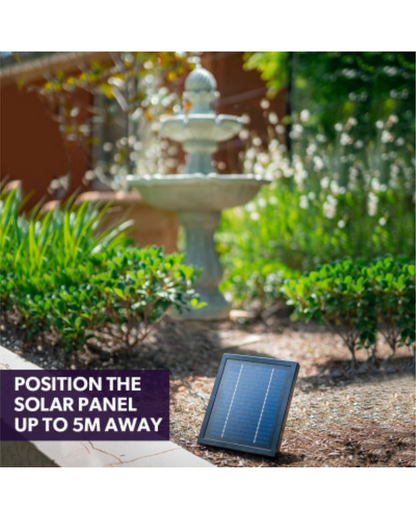 Wade - Solar 3 Tier Bird Bath Water Feature Fountain