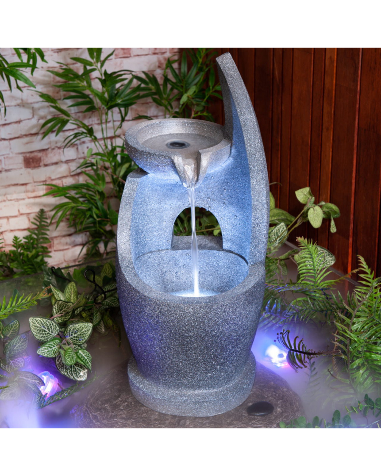 Lilt - Bowls Garden Lighting Water Feature Fountain 61cm