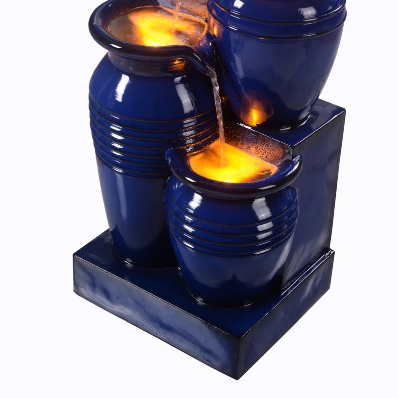 Vernal - Solar Bowls Pots Lighting Water Feature