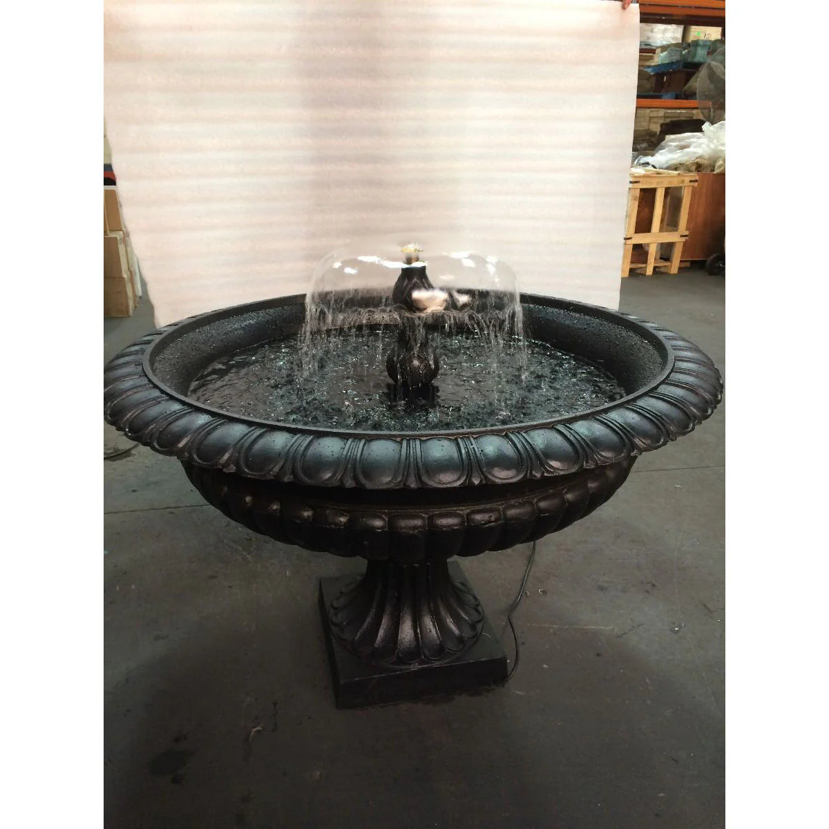 Aquaedge - Large Cast Iron Urn Water Feature 146cm