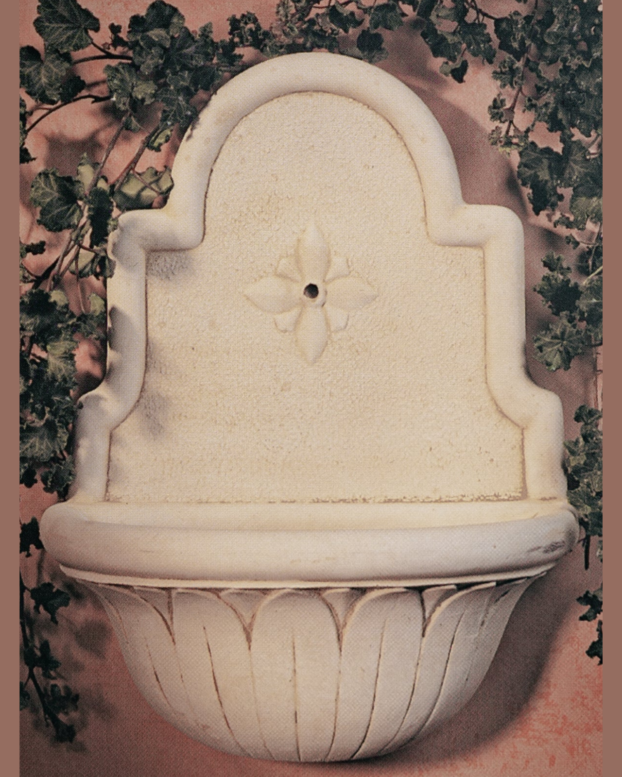 Eleganza - Concrete Limestone Wall Water Feature 62cm