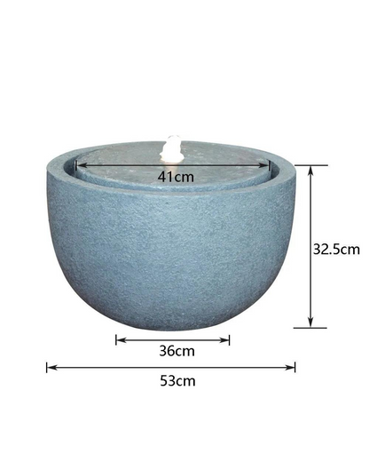 Aquify - Stone Bowl Lighting Water Feature Fountain