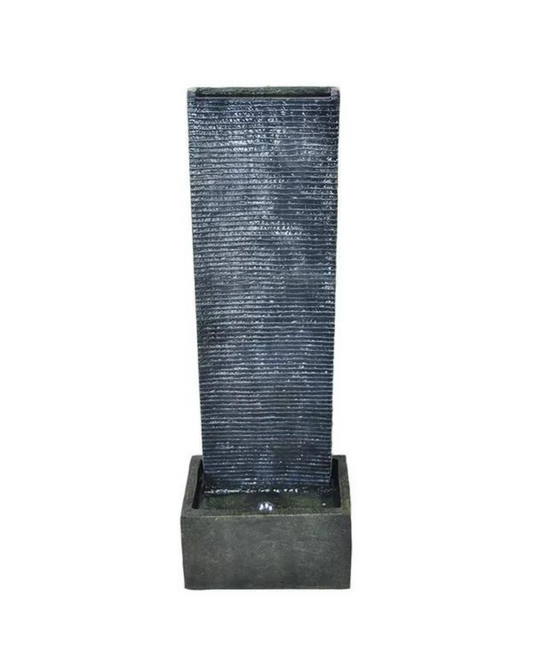 Frolic - Modern Wall Waterfall Lighting Water Feature 100cm