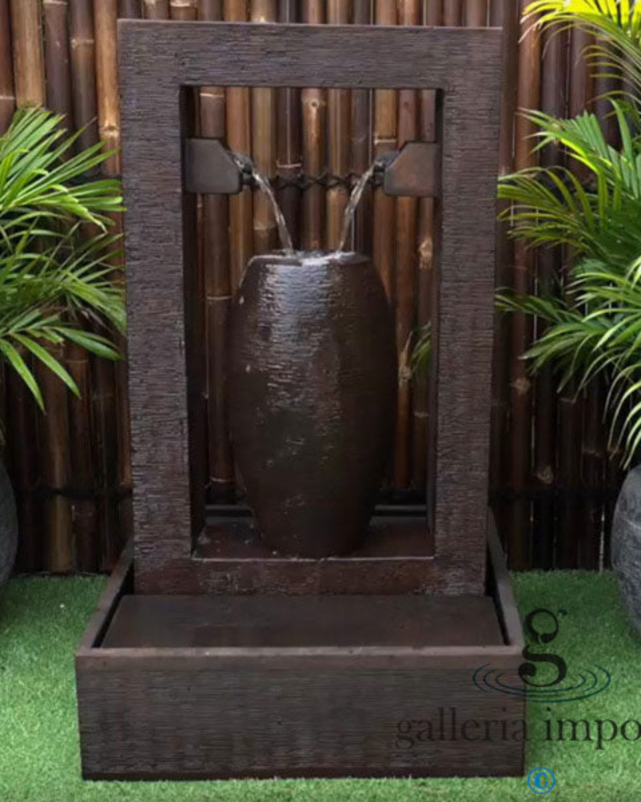 Marsh - Balinese Concrete Trevi Wall Water Feature