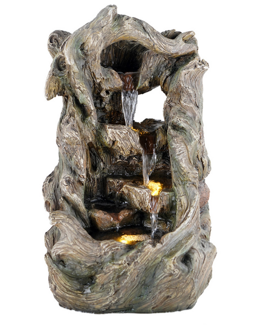 Trill - Rock Log Lighting Water Feature Fountain 50cm