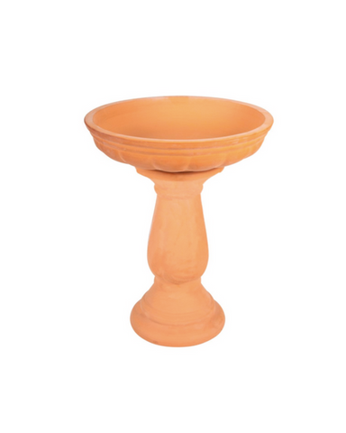 Puddle - Terracotta Garden Bird Bath 63cm