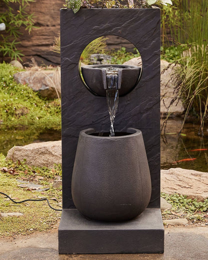 Vasefall - Bowls Wall Modern Water Feature