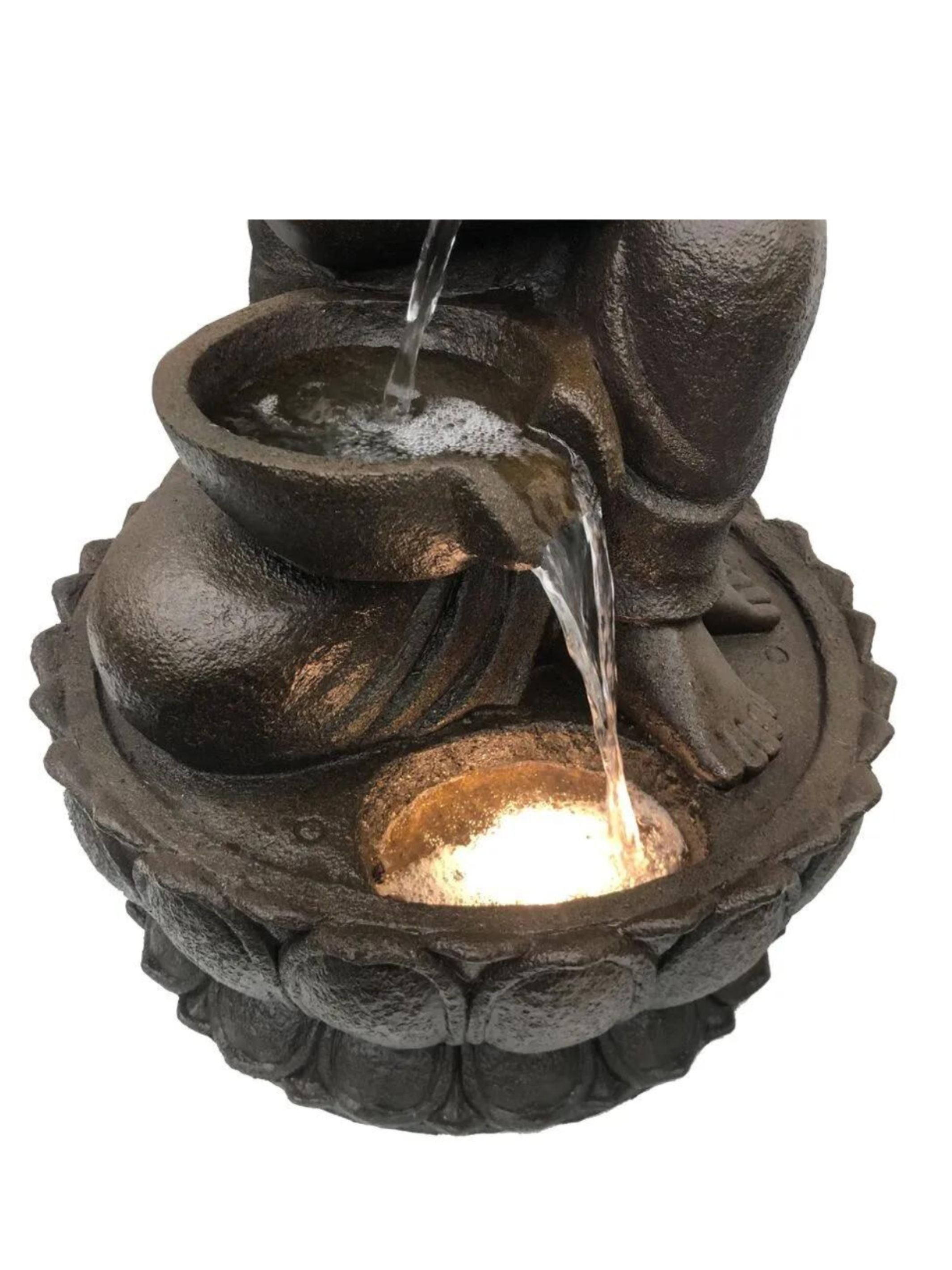 Illumine - Buddha LED Light Bowls Pots Water Feature