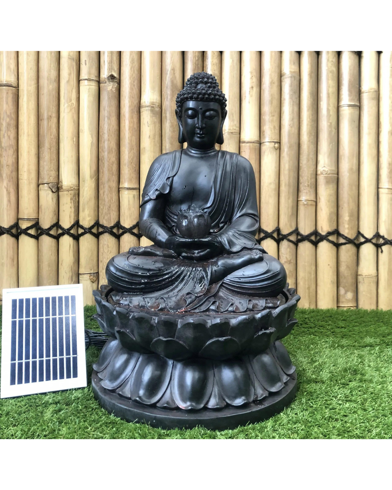 Buddha's Bliss - Solar Garden Water Fountain