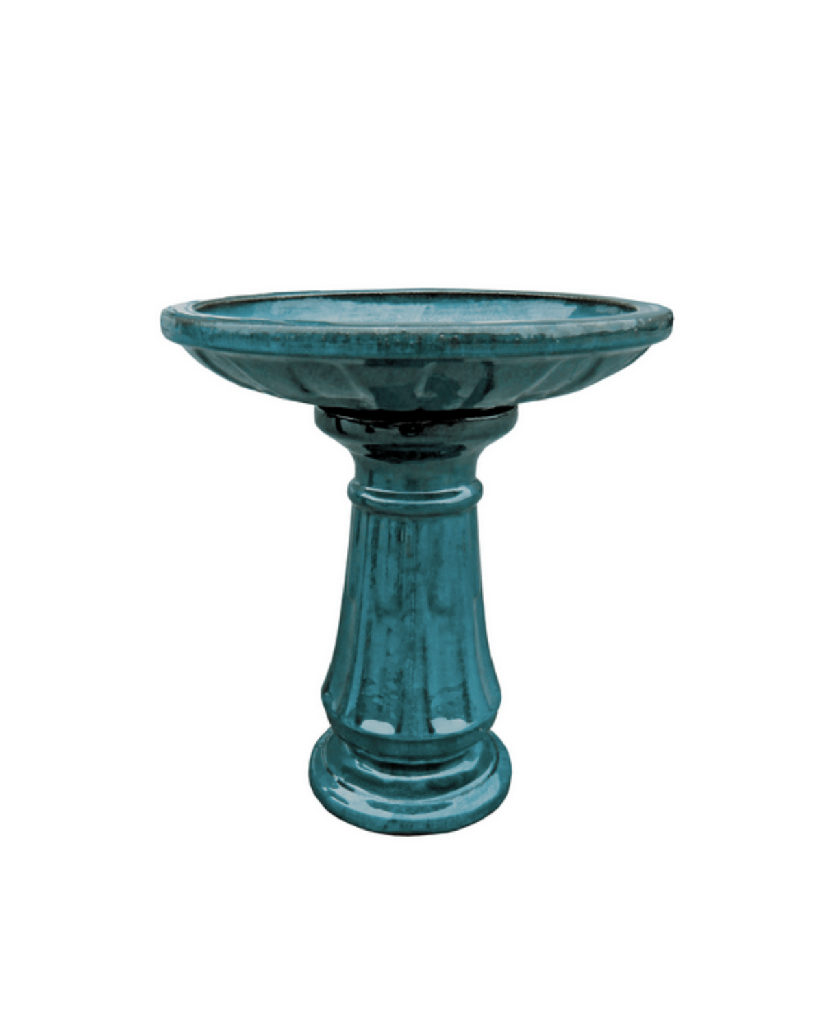 Tinkle - Glazed Terracotta Garden Bird Bath 60cm