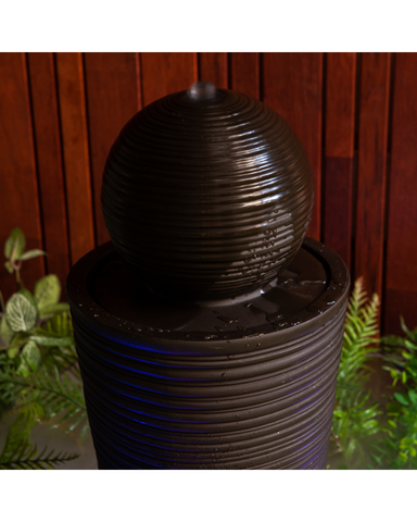 Fern - Sphere Garden Water feature Fountain 59cm