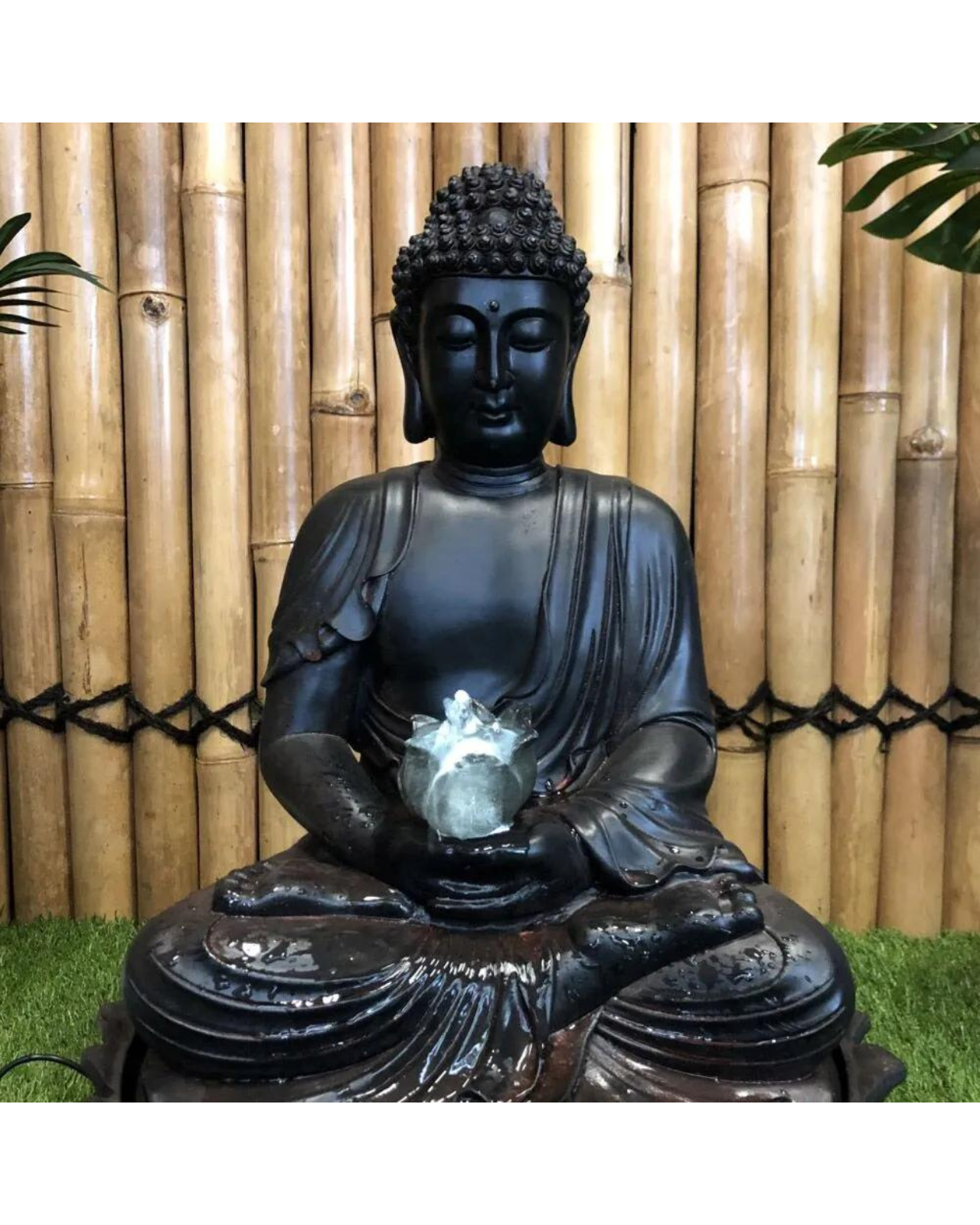 Buddha's Bliss - Solar Garden Water Fountain