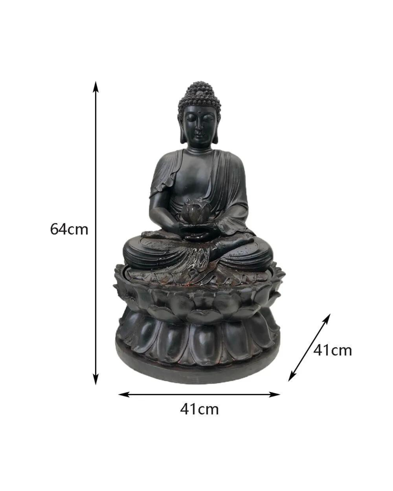 Buddha's Bliss - Solar Garden Water Fountain