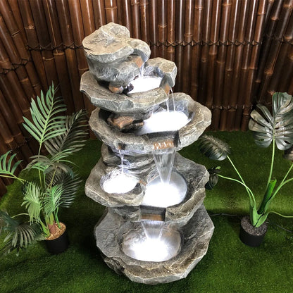 Aquifer - Natural Rock Waterfall Water Feature Fountain 130cm