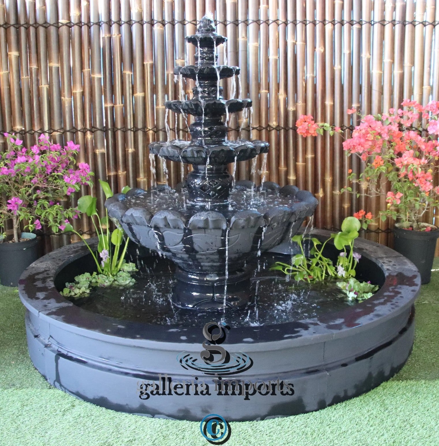 Karst - Balinese Concrete 4 Tier Pond Surrounds Water Feature