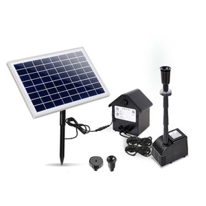 SunJoy Solar Fountain Pump with Battery and Panel 800LPH