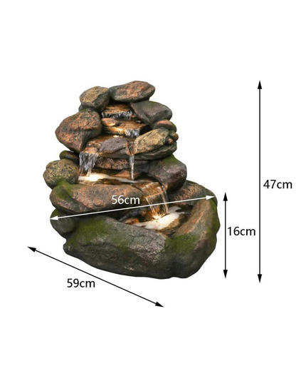 Crest - Rock Water Feature 136cm