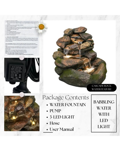 Crest - Rock Water Feature 136cm