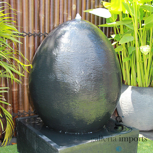 Jetty - Balinese Concrete Egg Pond Bowl Water Feature