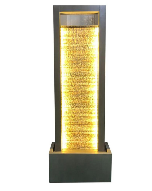 Whelm - Modern Wall LED Light Water Feature