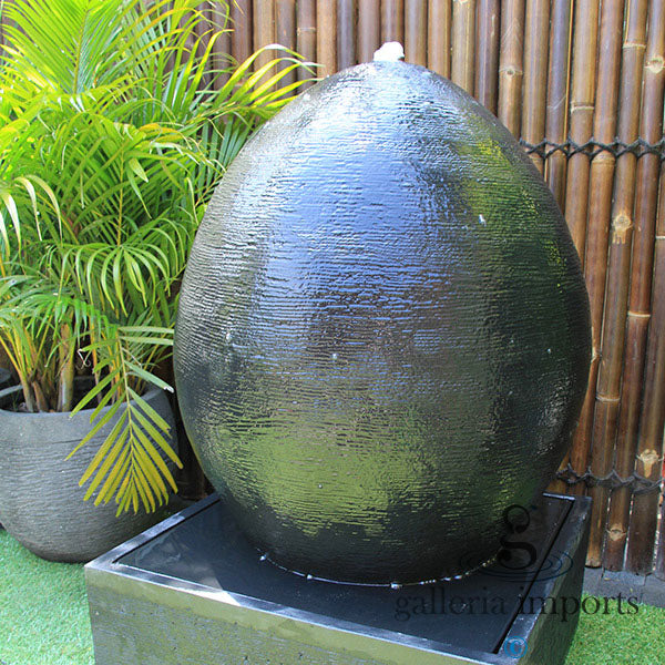 Jetty - Balinese Concrete Egg Pond Bowl Water Feature