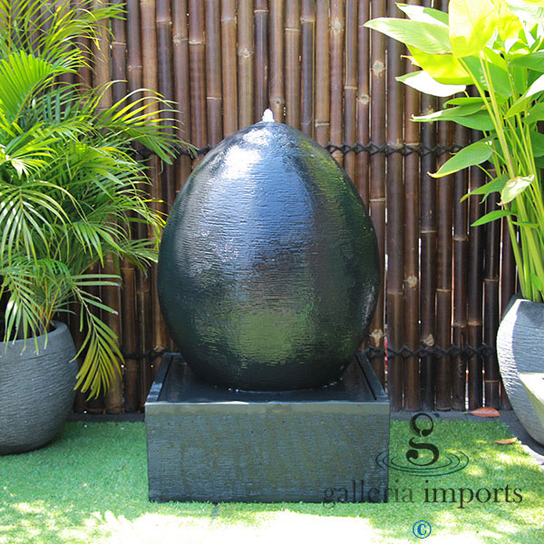 Jetty - Balinese Concrete Egg Pond Bowl Water Feature