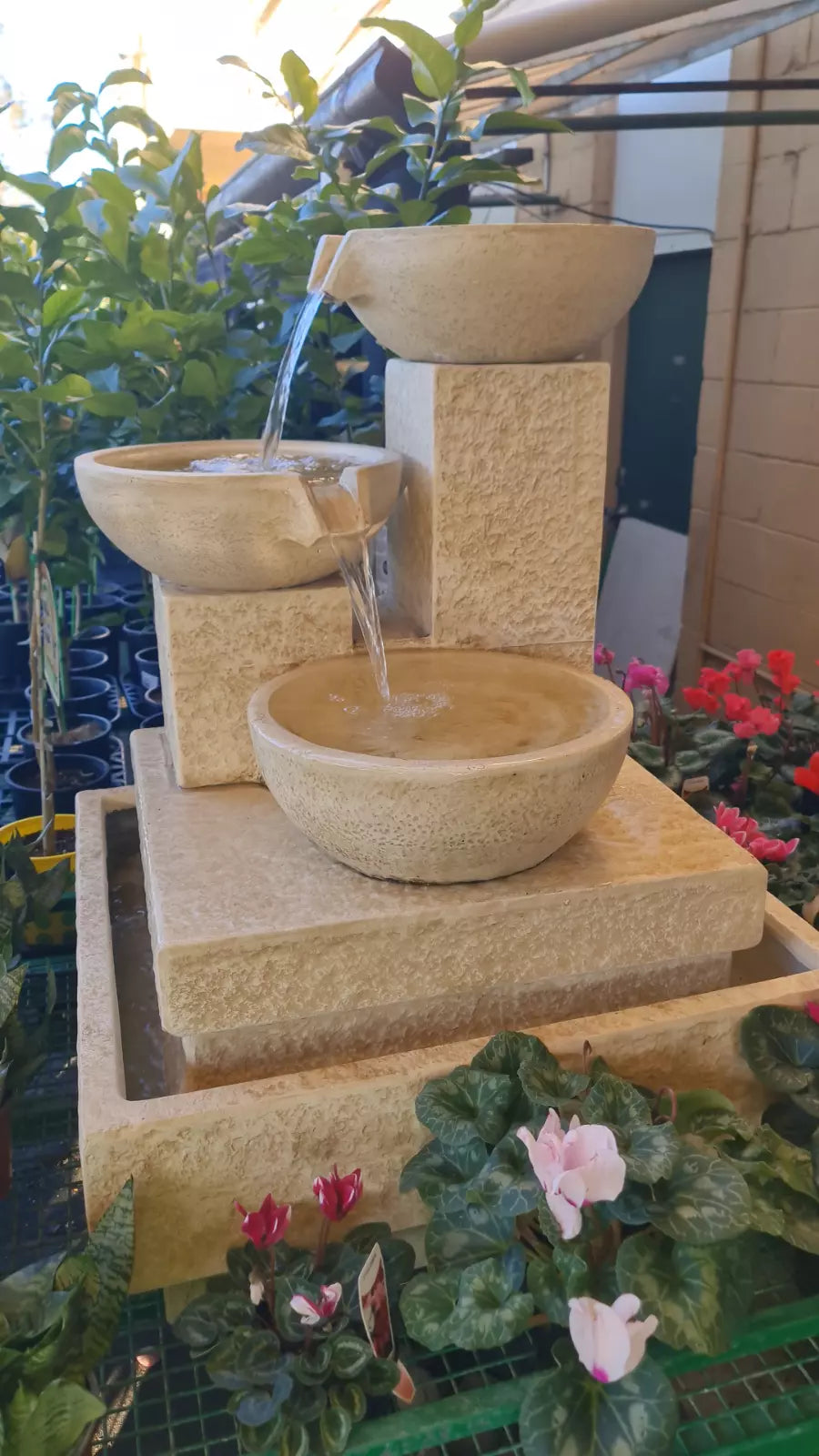 Horizon - Tiered 3 Bowl Water Feature