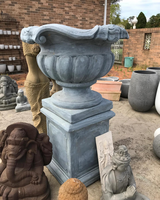 Sienna Classic Concrete Limestone Water Feature Urn