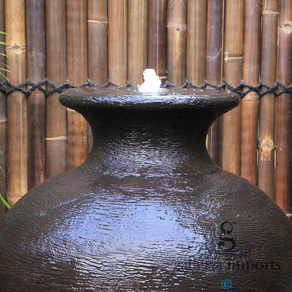 Weir - Balinese Concrete Pot Bowl Pond Water Feature