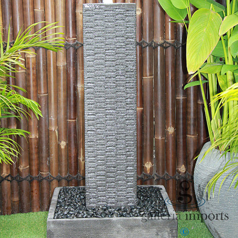 Channel - Balinese Concrete Wall Tower Water Feature