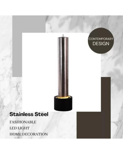 Sparkle - Stainless Steel Pillar Garden Water Feature