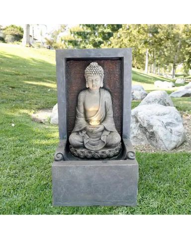 Vajra - Buddha Lighting Water Feature Fountain 78cm