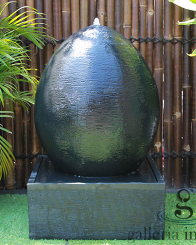 Jetty - Balinese Concrete Egg Pond Bowl Water Feature