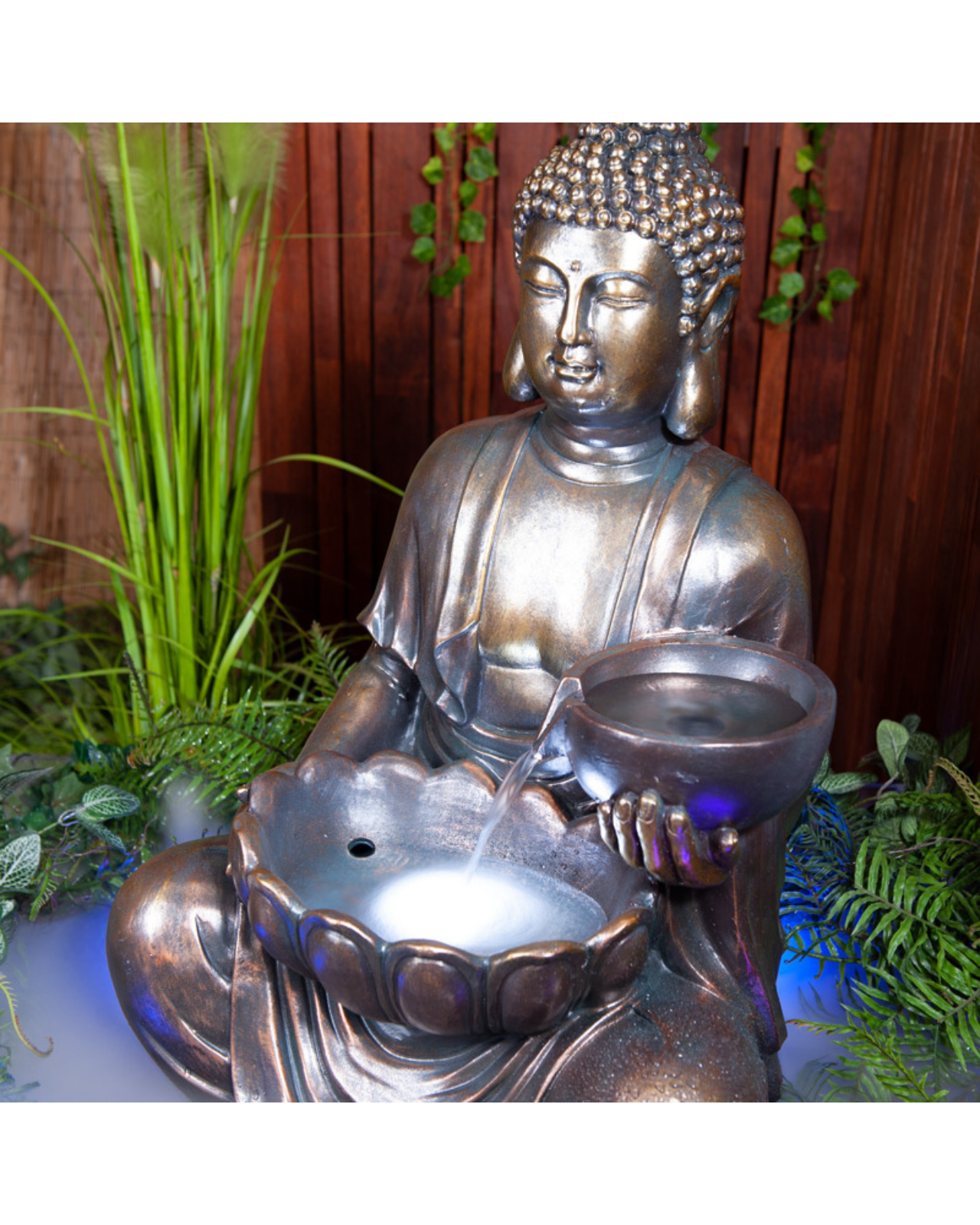 Anatta - Buddha Lighting Water Feature Fountain 80cm