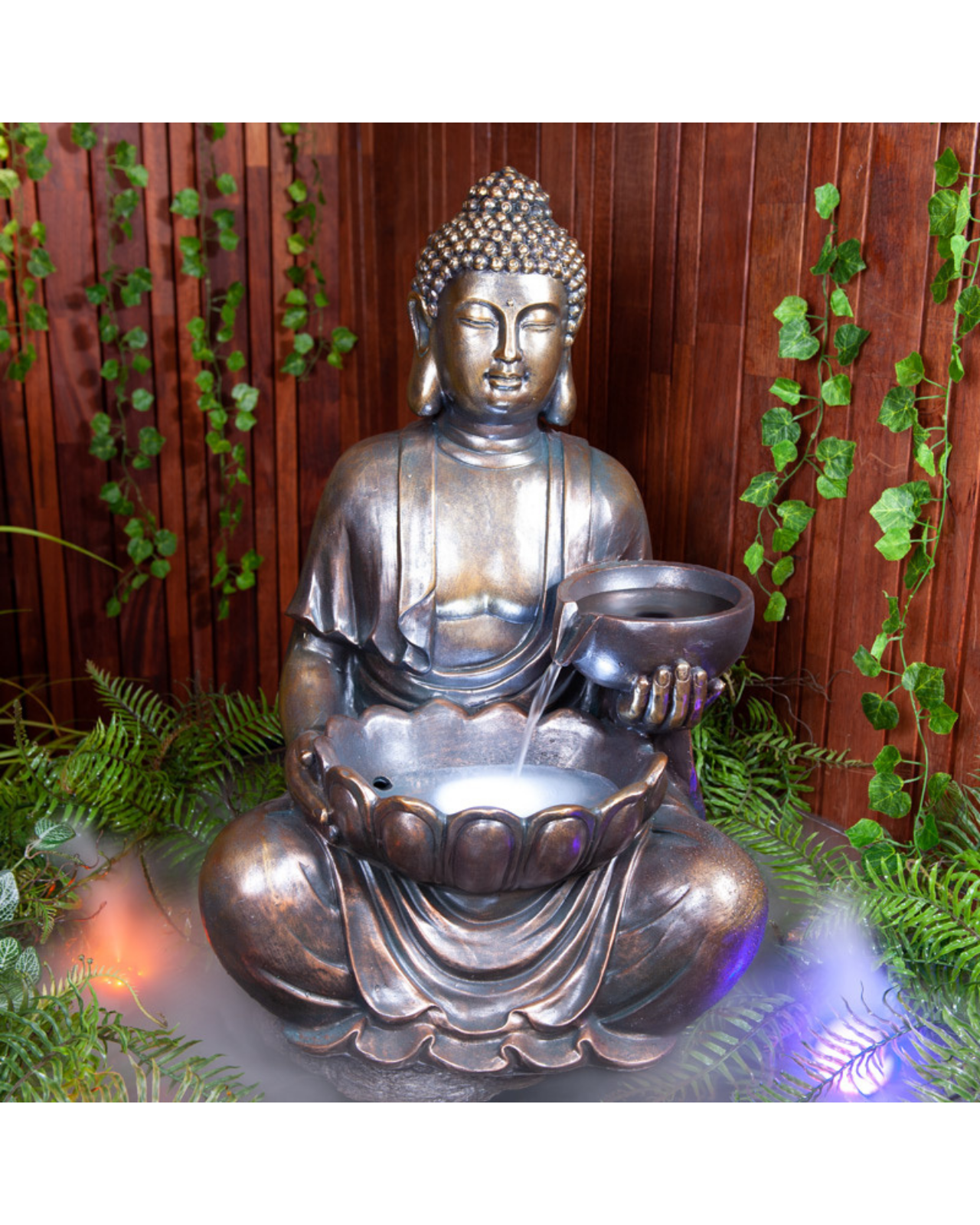 Anatta - Buddha Lighting Water Feature Fountain 80cm