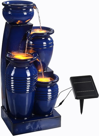 Vernal - Solar Bowls Pots Lighting Water Feature