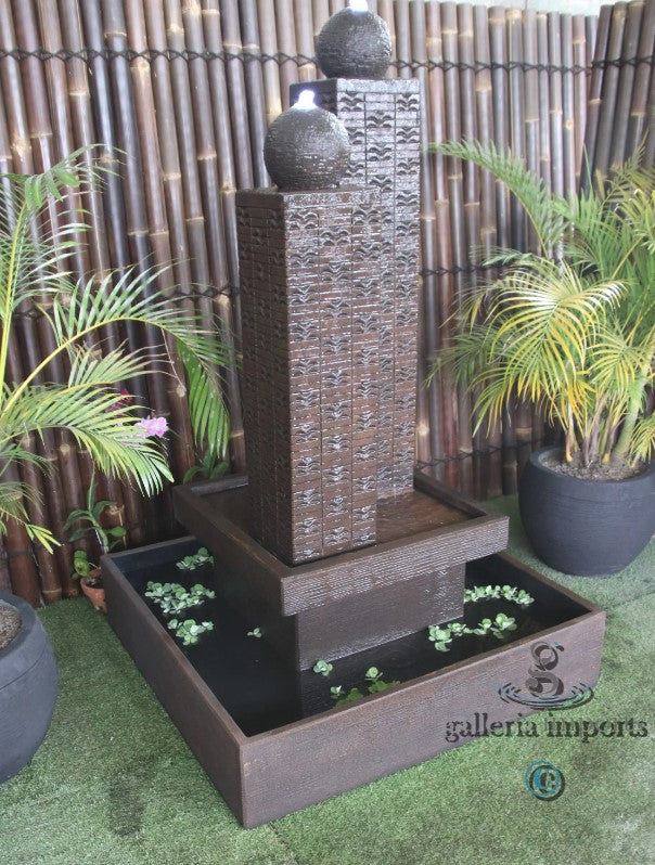 Grotto - Balinese Concrete 4 Tier Water Feature 170cm